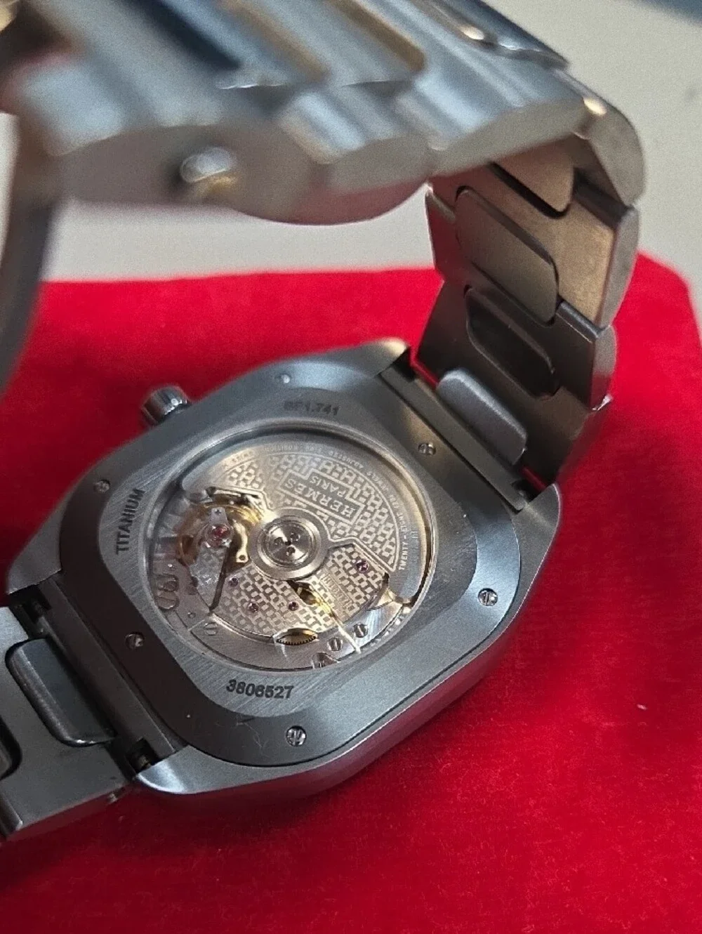 Hermes Men's Stainless Steel Watch – Silver Dial